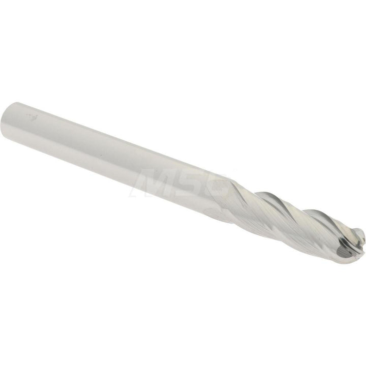 3/16" 4-Flute Solid Carbide Ball End Mill - Hertel E5250012