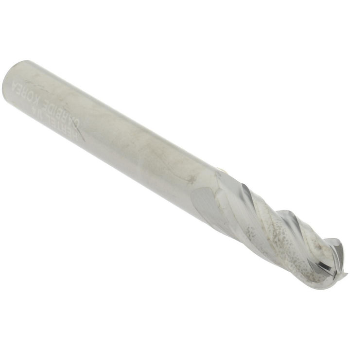 1/4" 4-Flute Solid Carbide Ball End Mill - Hertel E5250016