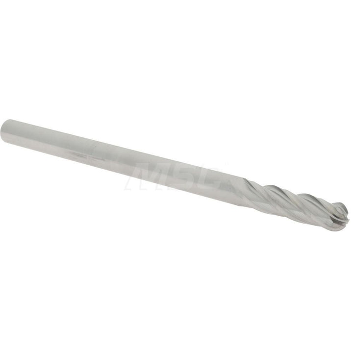 3/8" 4-Flute Solid Carbide Ball End Mill - Hertel E5062902