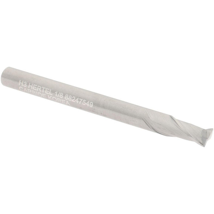 1/8" 2-Flute Solid Carbide Square End Mill - Hertel 750019