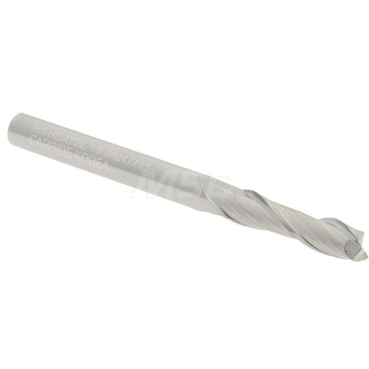 1/8" 2-Flute Solid Carbide Square End Mill - Hertel 12467360