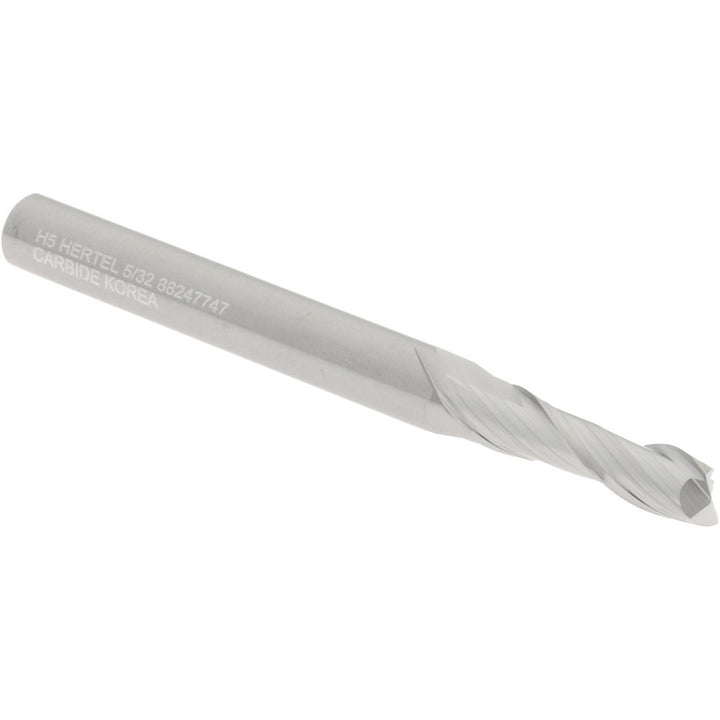 5/32" 2-Flute Solid Carbide Square End Mill - Hertel 750159