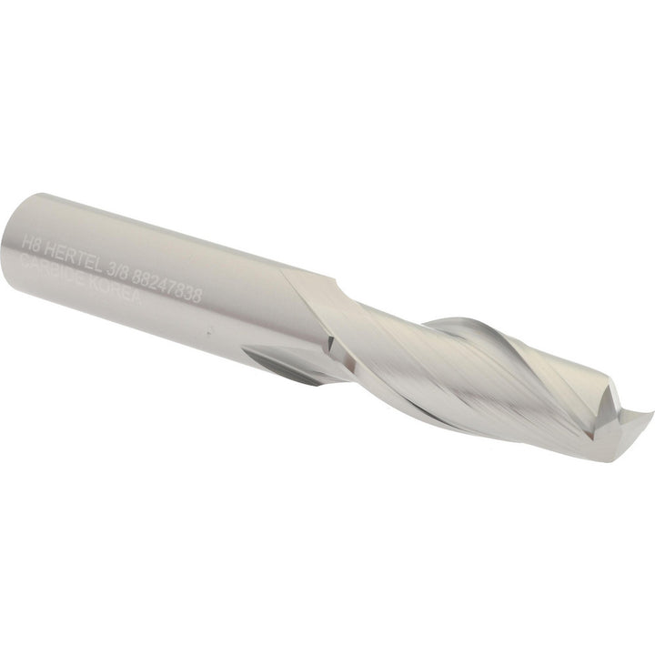 3/8" 2-Flute Solid Carbide Square End Mill - Hertel 12467439