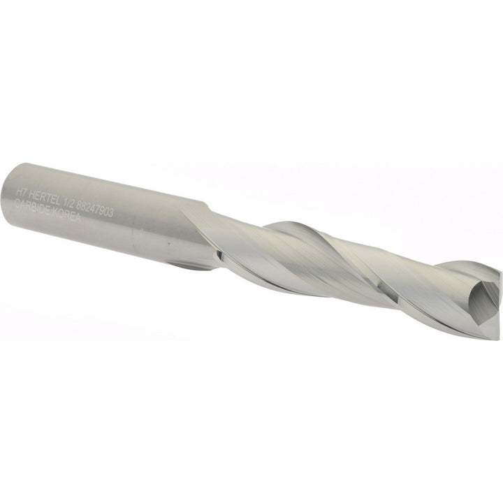 1/2" 2-Flute Solid Carbide Square End Mill - Hertel 750119