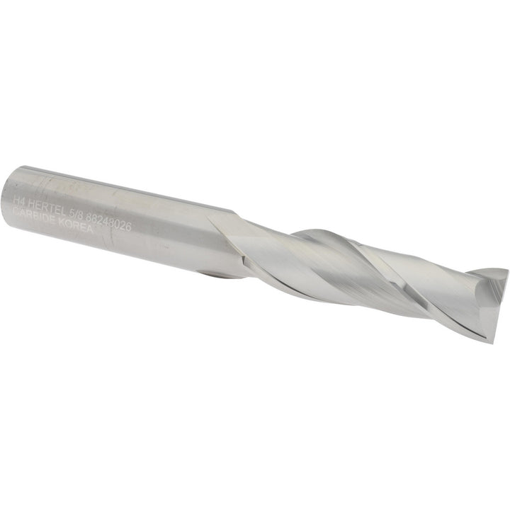 5/8" 2-Flute Solid Carbide Square End Mill - Hertel 750120