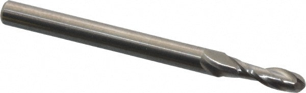 7/64" 2-Flute Solid Carbide Ball End Mill - Hertel E5249007
