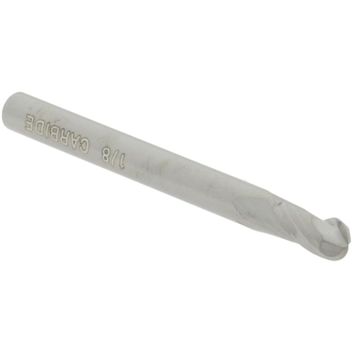 1/8" 2-Flute Solid Carbide Ball End Mill - Hertel E599924483