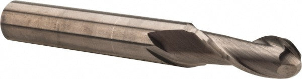 9/32" 2-Flute Solid Carbide Ball End Mill - Hertel E599924488