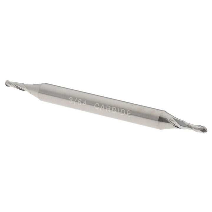 3/64" 2-Flute Solid Carbide Ball End Mill - Hertel E599924382