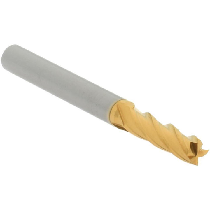 11/64" 4-Flute Solid Carbide Square End Mill, TiN - Hertel 750596