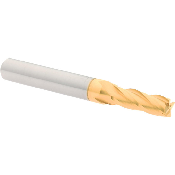 17/64" 4-Flute Solid Carbide Square End Mill, TiN - Hertel 750747