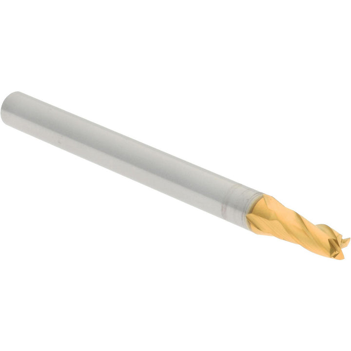 3/32" 4-Flute Solid Carbide Square End Mill, TiN - Hertel 750508