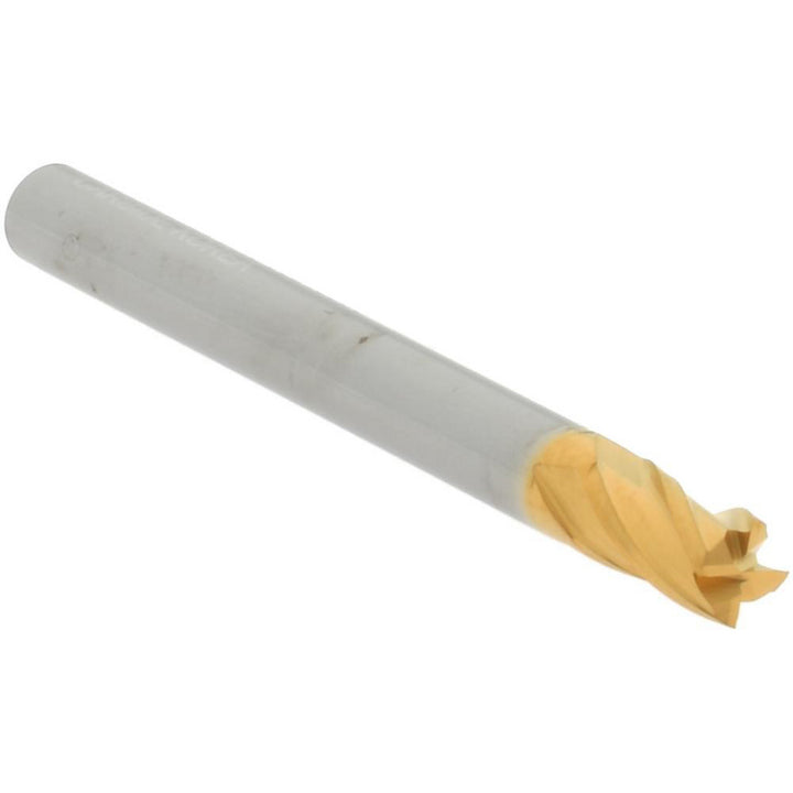 3/16" 4-Flute Solid Carbide Square End Mill, TiN - Hertel 750411