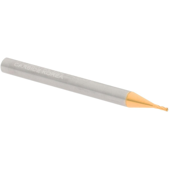1/32" 4-Flute Solid Carbide Square End Mill, TiN - Hertel 750474