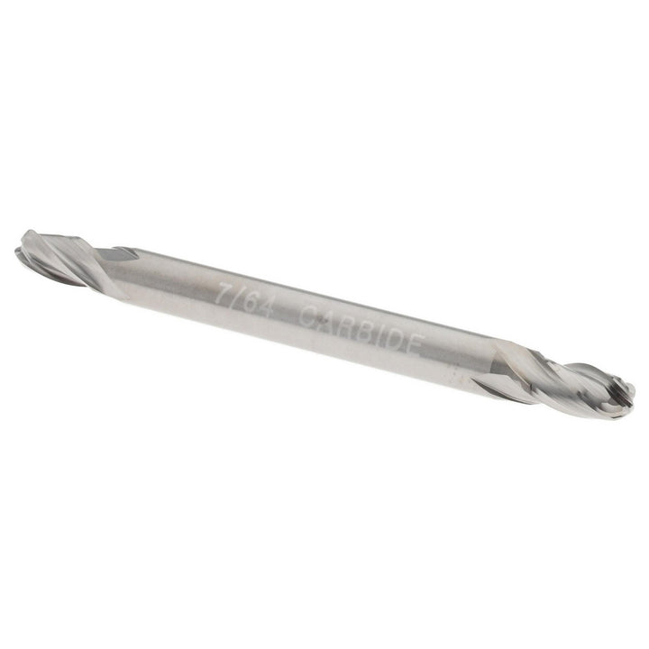 7/64" 4-Flute Solid Carbide Ball End Mill - Hertel E599924411