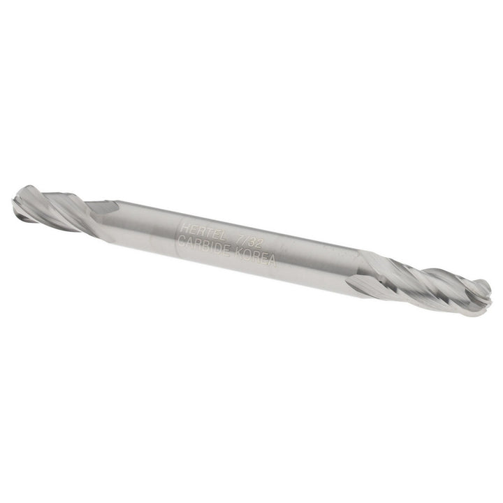 7/32" 4-Flute Solid Carbide Ball End Mill - Hertel E599924419