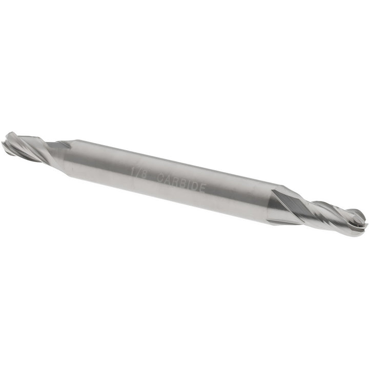 1/8" 4-Flute Solid Carbide Ball End Mill - Hertel E5252008