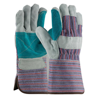 Large Blue Cowhide Leather General Purpose Gloves - PIP 84-7633