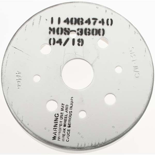 6 x 1" 80-Grit Aluminum Oxide Grinding & Cutoff Wheel - Norton 66252838314