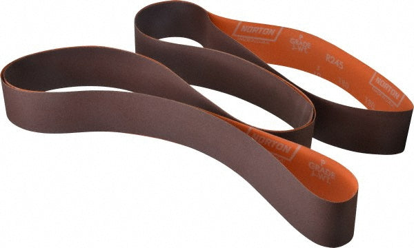 2 x 132" 180-Grit Aluminum Oxide Belt - Norton 78072726308