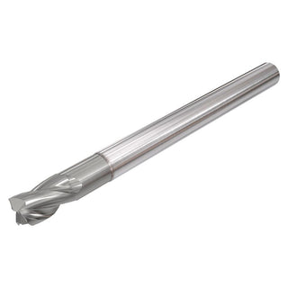 1/4" 3-Flute Solid Carbide Corner Radius & Corner Chamfer End Mill, AlTiN - Iscar 5620943