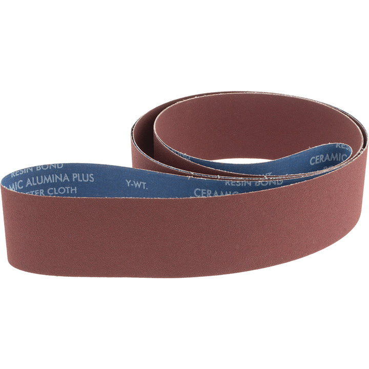 3 x 132" 80-Grit Ceramic Belt - Norton 78072700400