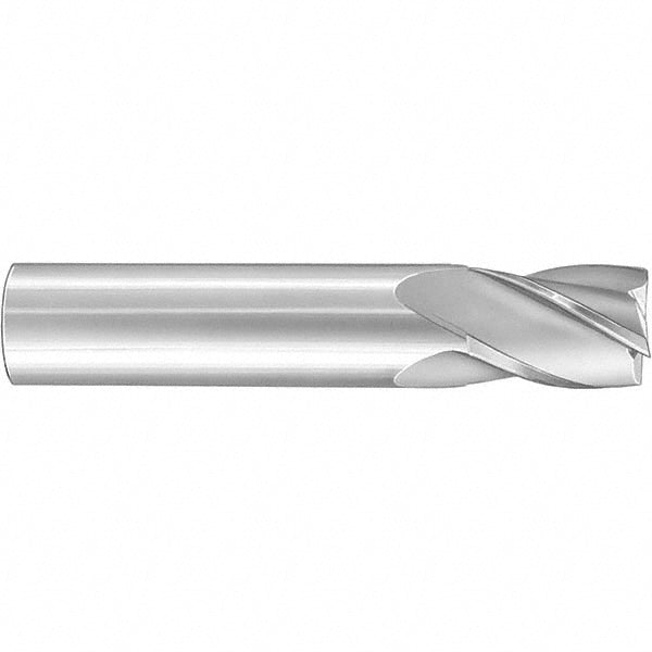 0.0394" 4-Flute Solid Carbide Square End Mill, TiCN - SGS 49157