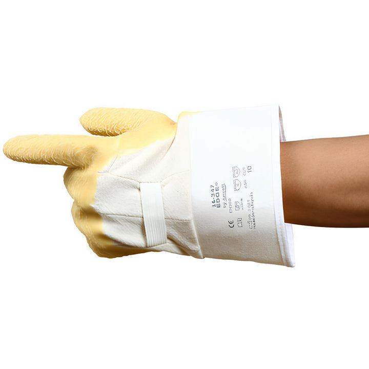 White; Yellow General Purpose Gloves - Ansell 216584
