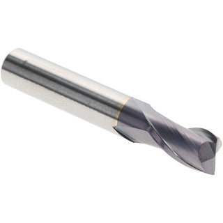 5/16" 2-Flute Solid Carbide Square End Mill, AlTiN - Hertel 750736