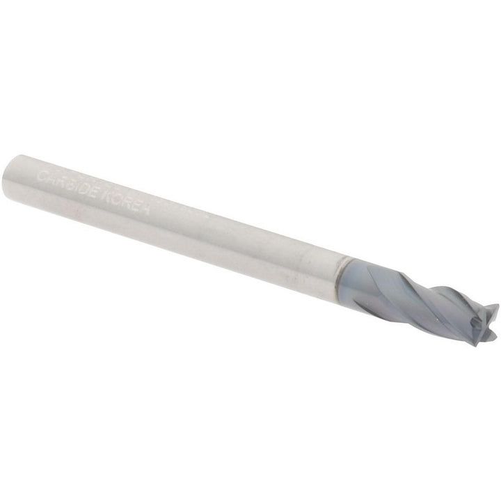 1/8" 4-Flute Solid Carbide Square End Mill, AlTiN - Hertel 750288