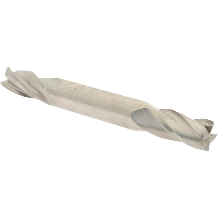 0.4724" 4-Flute High Speed Steel Square End Mill - Hertel H89331896