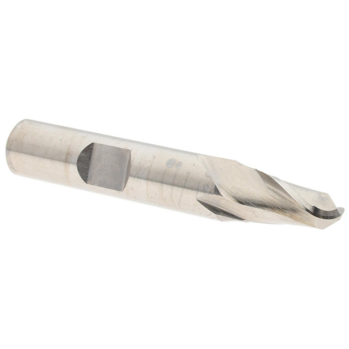 0.3150" 2-Flute Cobalt Ball End Mill - Hertel H89332548