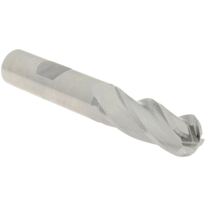 0.5118" 4-Flute Cobalt Ball End Mill - Hertel H89332597