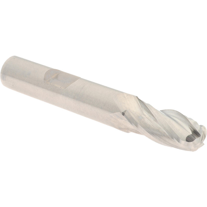 0.3543" 4-Flute Cobalt Ball End Mill - Hertel H89332613