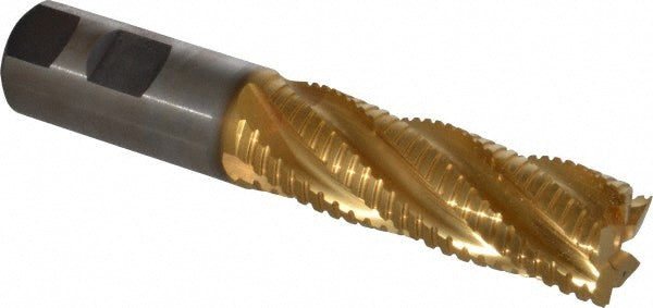 1.0000" 5-Flute Cobalt Square End Mill, TiN - Hertel H89333140