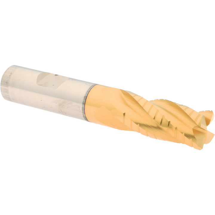 0.6250" 4-Flute Cobalt Square End Mill, TiN - Hertel H89333165