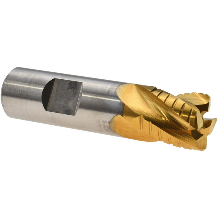 0.7500" 4-Flute Cobalt Square End Mill, TiN - Hertel H89333249