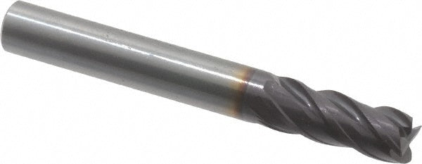 1/4" 4-Flute Solid Carbide Corner Radius & Corner Chamfer End Mill, FIREX - Guhring 9031130063500