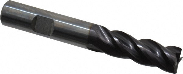 1/2" 4-Flute Solid Carbide Corner Radius & Corner Chamfer End Mill, nano-A - Guhring 9030800127000