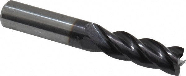3/8" 4-Flute Solid Carbide Corner Radius & Corner Chamfer End Mill, nano-A - Guhring 9030800095200