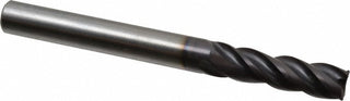 1/4" 4-Flute Solid Carbide Corner Radius & Corner Chamfer End Mill, nano-A - Guhring 9030800063500