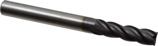 1/4" 4-Flute Solid Carbide Corner Radius & Corner Chamfer End Mill, nano-A - Guhring 9030800063500