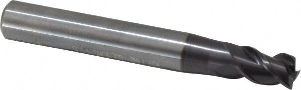 0.2756" 3-Flute Solid Carbide Corner Radius & Corner Chamfer End Mill, FIREX - Guhring 9035400070000
