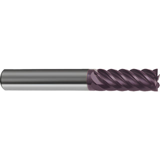 3/4" 8-Flute Solid Carbide Corner Radius & Corner Chamfer End Mill, FIREX - Guhring 9031790190500