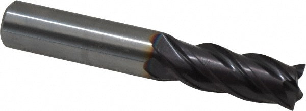 7/16" 4-Flute Solid Carbide Corner Radius & Corner Chamfer End Mill, FIREX - Guhring 9031140111100