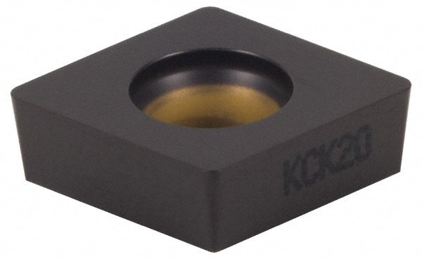C - Diamond (Rhombic) 80-Deg 1/2" IC Carbide Insert, Grade KCK20, AlTiN - Kennametal 3757917