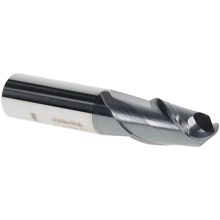 3/8" 2-Flute Solid Carbide Ball End Mill, AlTiN - Accupro 12184162