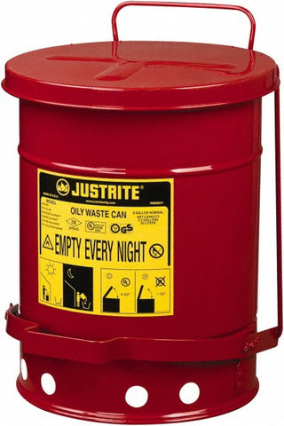 Red; Red Safety Can - Justrite. 09100