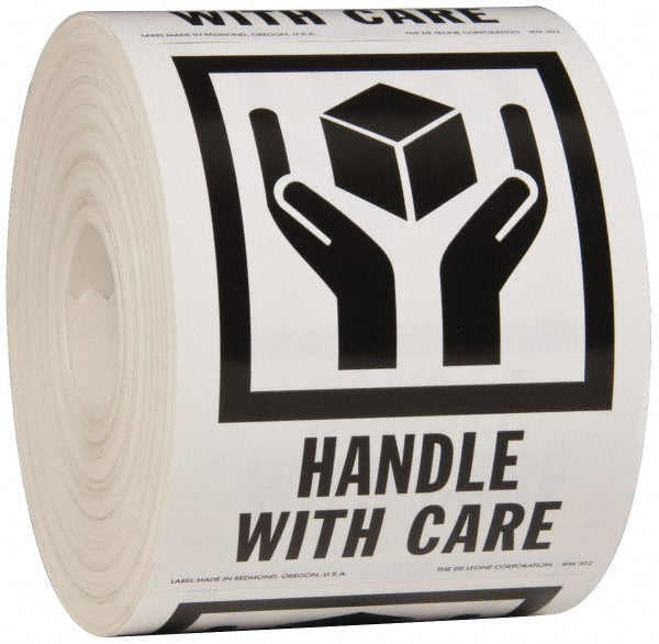 Handle With Care Label - Made in USA IPM 302