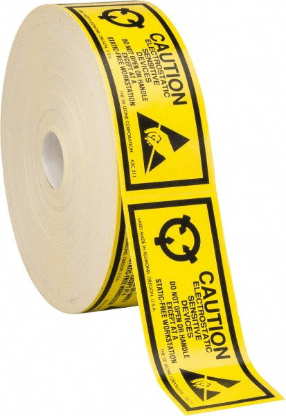Caution Electrostatic Sensitive Devices Label - Made in USA ASC211